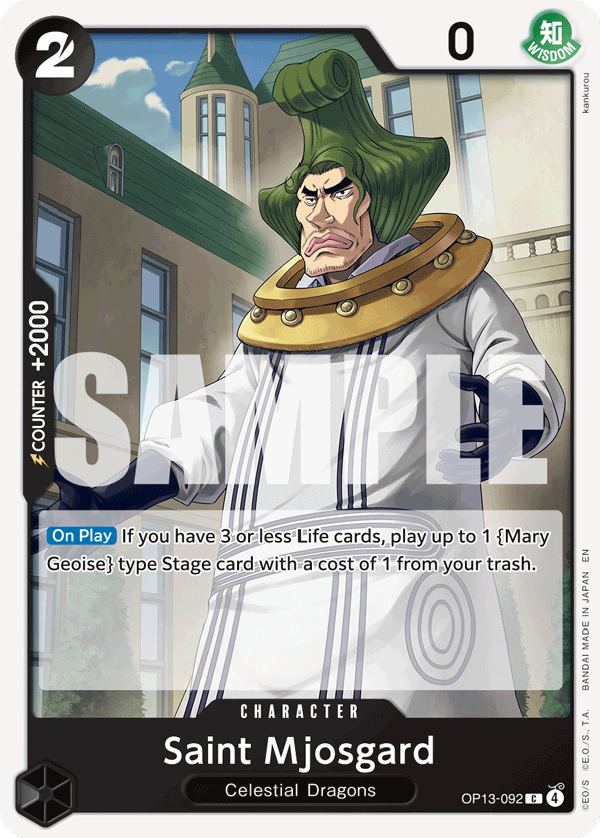 Saint Mjosgard OP13-092 One Piece card