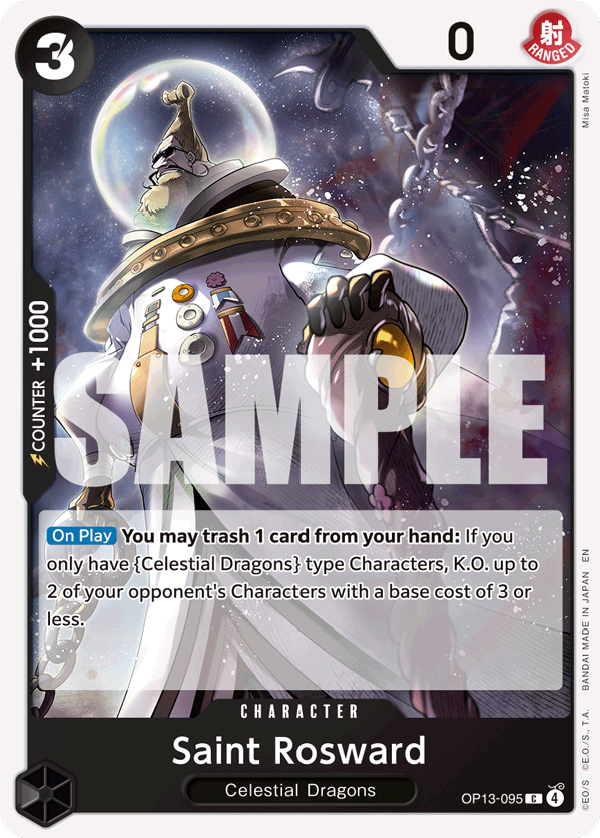 Saint Rosward OP13-095 One Piece card