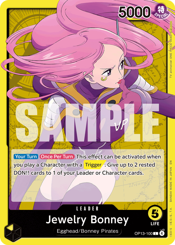Jewelry Bonney (100) OP13-100 One Piece card