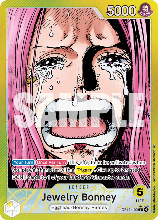 Jewelry Bonney (100) (Alternate Art) OP13-100 One Piece card
