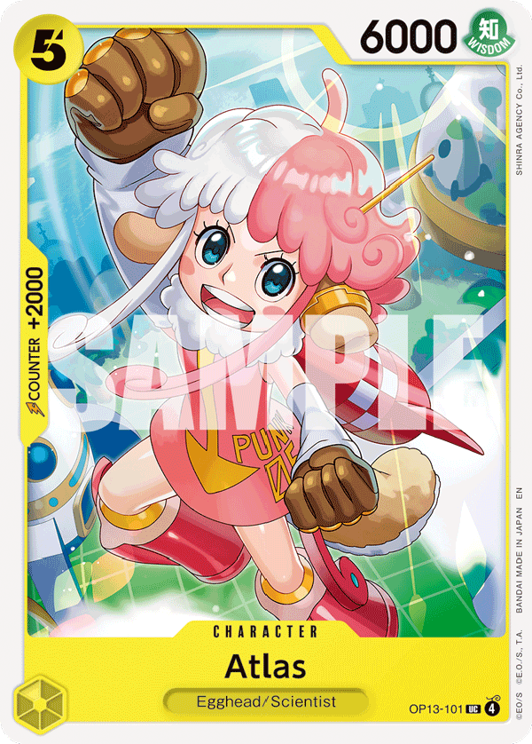 Atlas OP13-101 One Piece card