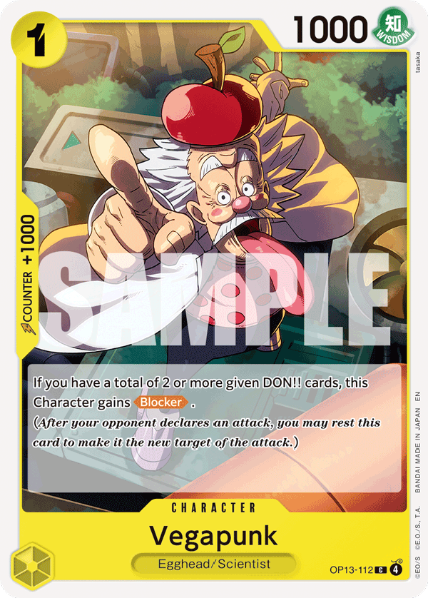 Vegapunk OP13-112 One Piece card