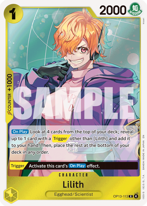 Lilith OP13-113 One Piece card