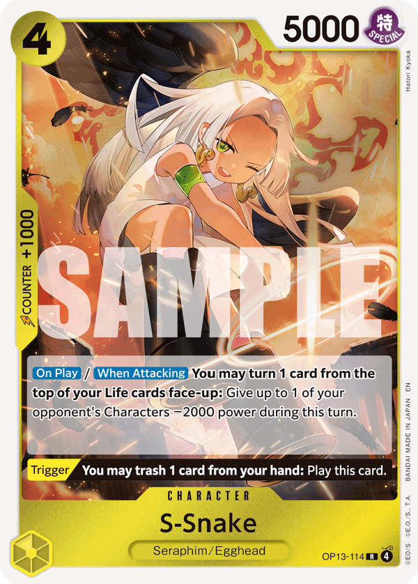 S-Snake OP13-114 One Piece card