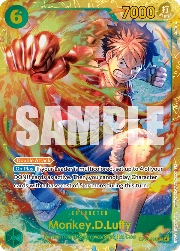 Monkey.D.Luffy (118) OP13-118 One Piece card