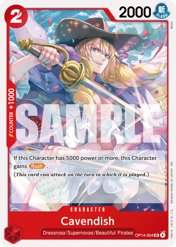 Cavendish OP14-004 One Piece card