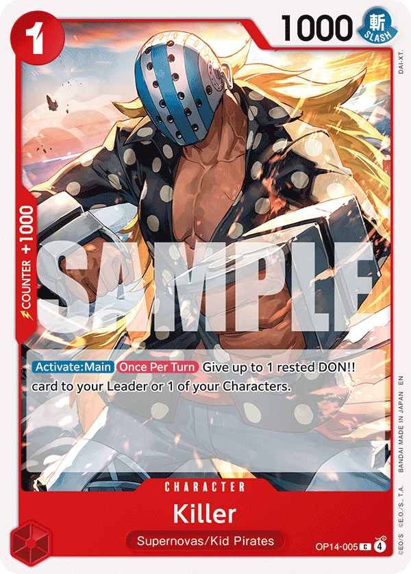Killer OP14-005 One Piece card