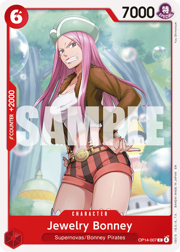 Jewelry Bonney OP14-007 One Piece card