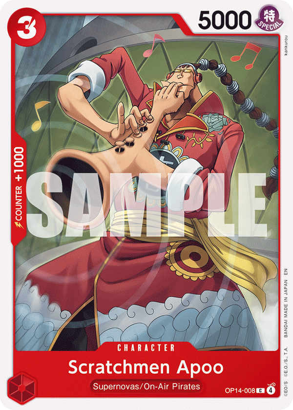 Scratchmen Apoo OP14-008 One Piece card
