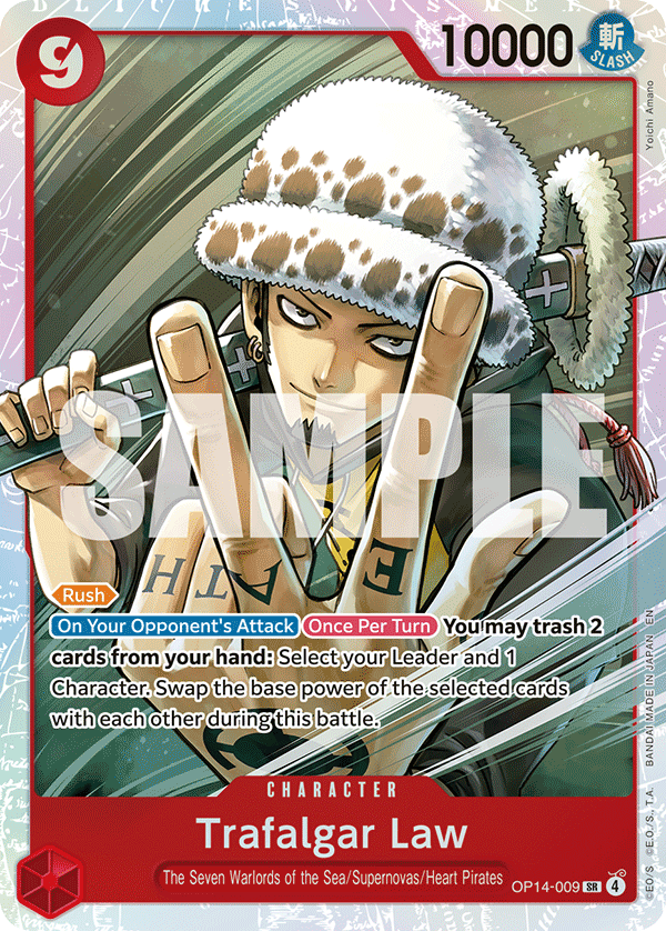 Trafalgar Law - OP14-009 OP14-009 One Piece card