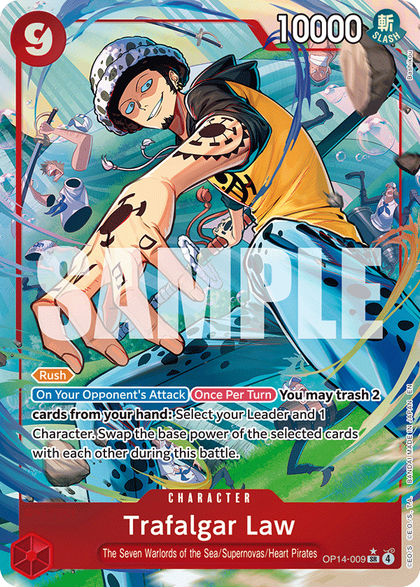 Trafalgar Law - OP14-009 (Alternate Art) OP14-009 One Piece card