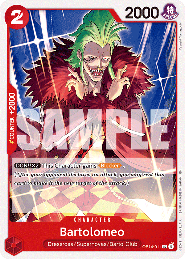 Bartolomeo OP14-011 One Piece card