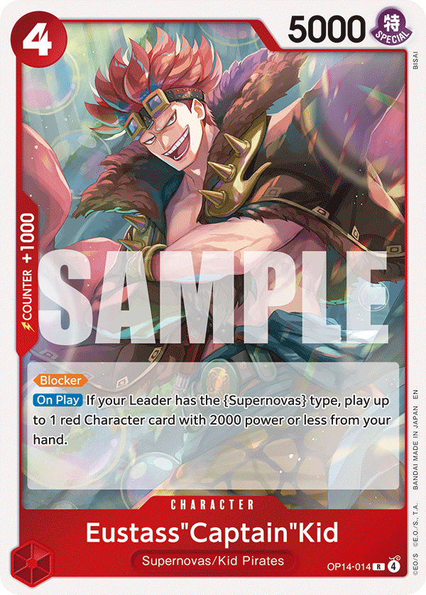 Eustass"Captain"Kid - OP14-014 OP14-014 One Piece card