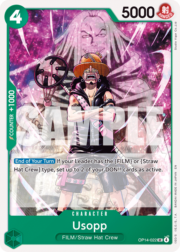 Usopp OP14-022 One Piece card