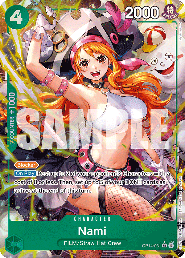 Nami (Alternate Art) OP14-031 One Piece card