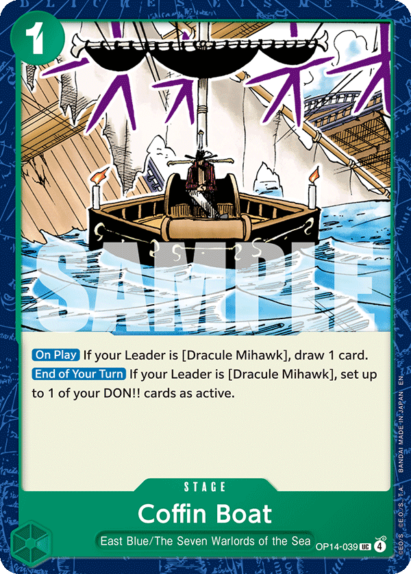 Coffin Boat OP14-039 One Piece card