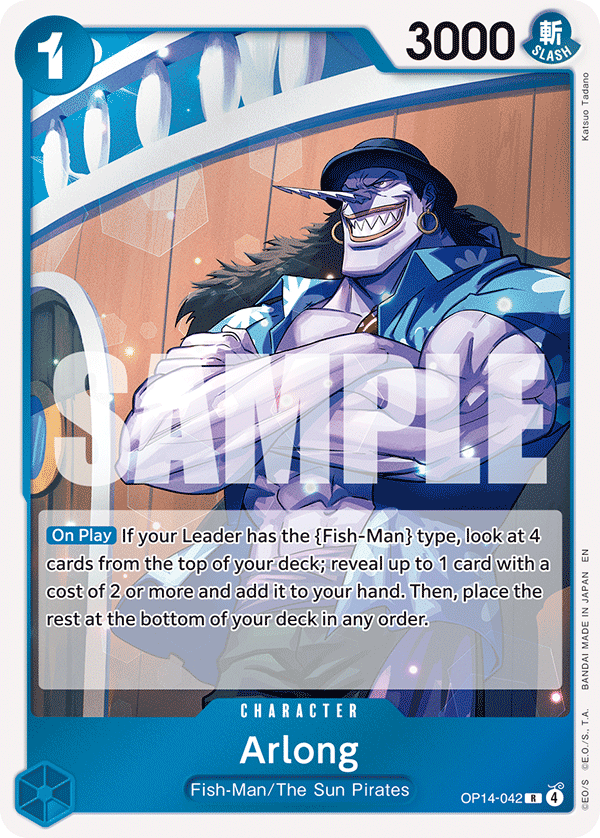 Arlong OP14-042 One Piece card