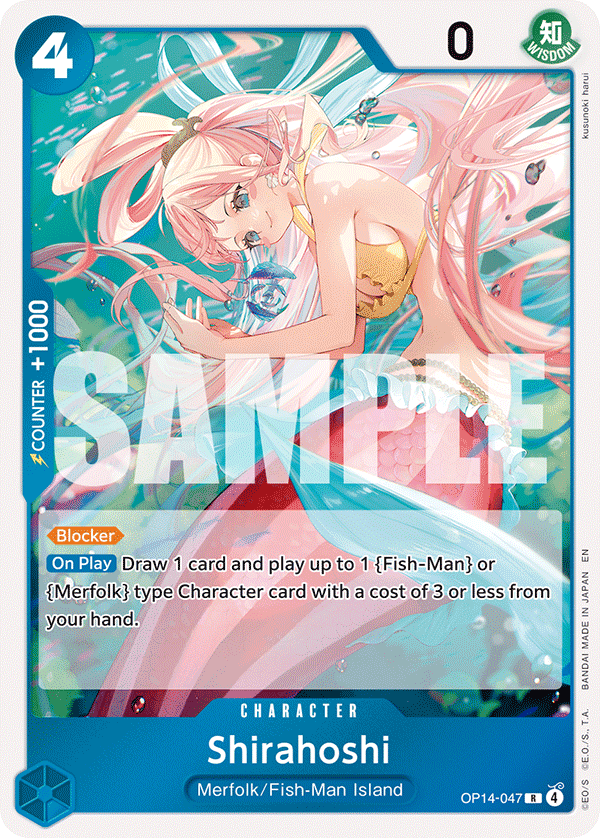 Shirahoshi OP14-047 One Piece card