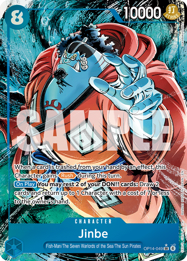 Jinbe - OP14-049 (Alternate Art) OP14-049 One Piece card