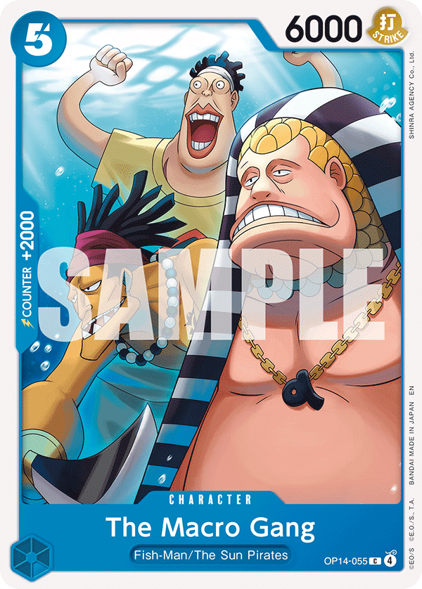 The Macro Gang OP14-055 One Piece card