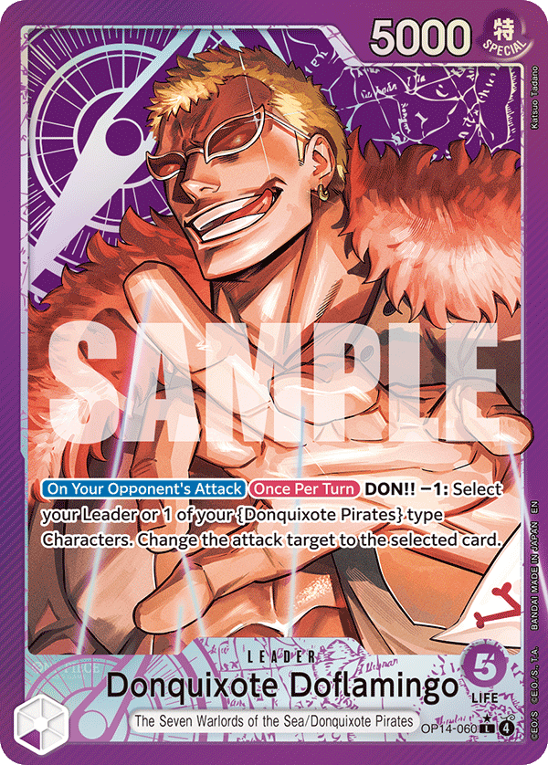 Donquixote Doflamingo - OP14-060 (Alternate Art) OP14-060 One Piece card