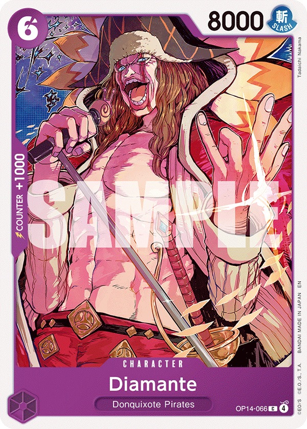 Diamante OP14-066 One Piece card