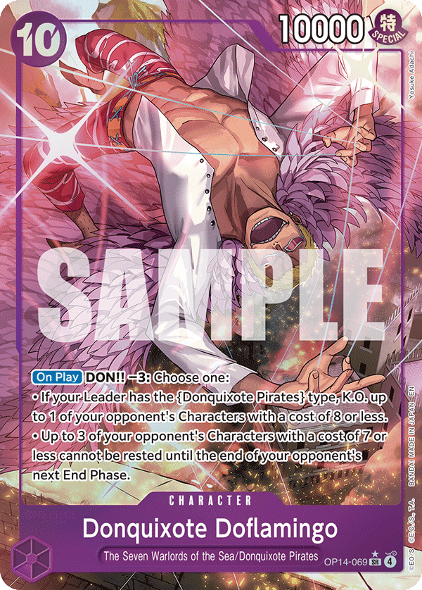 Donquixote Doflamingo - OP14-069 (Alternate Art) OP14-069 One Piece card