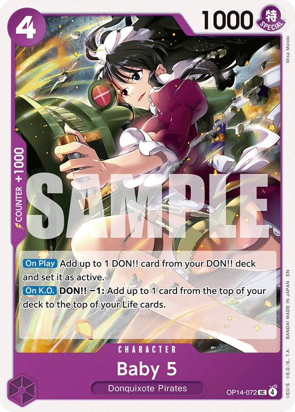 Baby 5 OP14-072 One Piece card