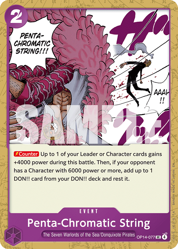 Penta-Chromatic String OP14-077 One Piece card