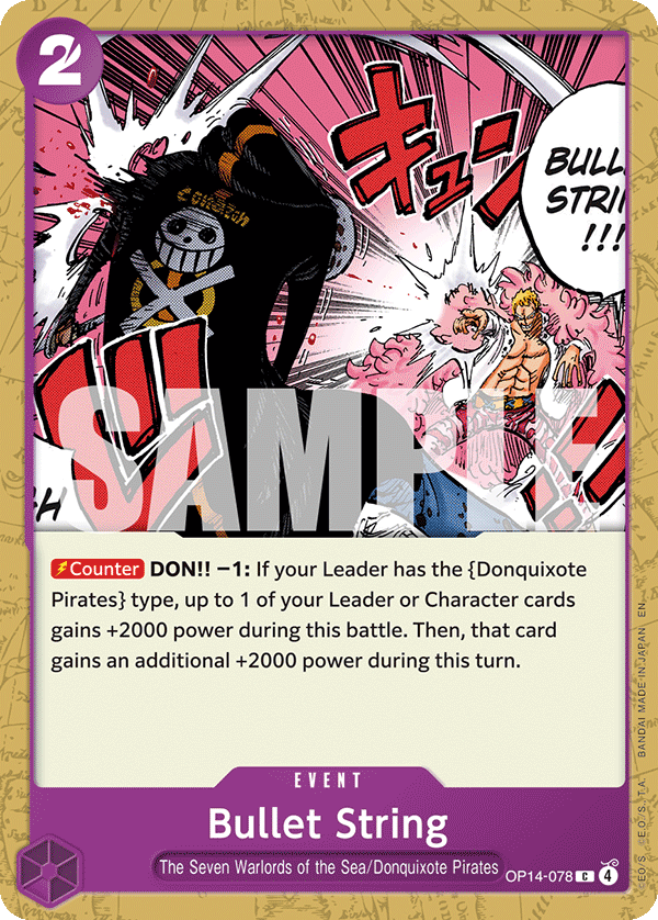 Bullet String OP14-078 One Piece card