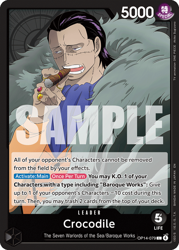 Crocodile - OP14-079 OP14-079 One Piece card