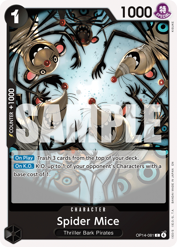 Spider Mice OP14-081 One Piece card