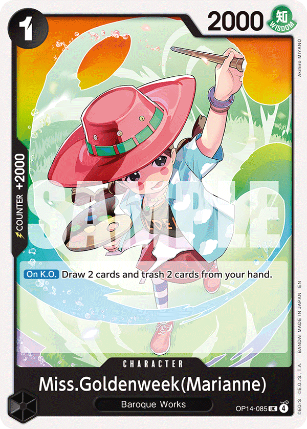Miss.Goldenweek(Marianne) OP14-085 One Piece card