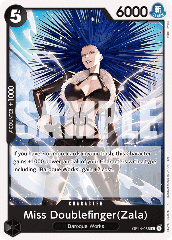 Miss Doublefinger(Zala) OP14-086 One Piece card