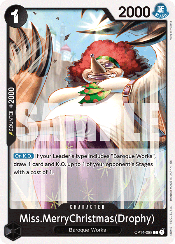 Miss.MerryChristmas(Drophy) OP14-088 One Piece card