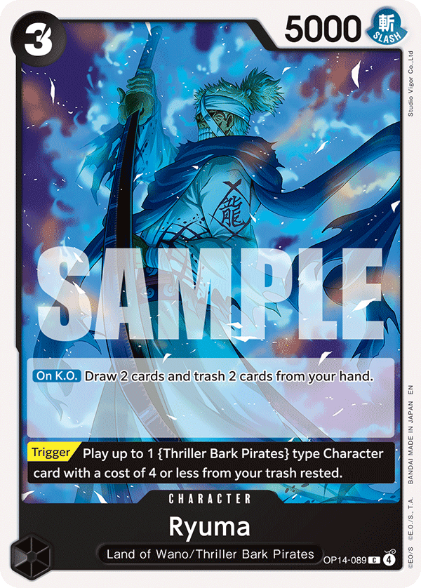 Ryuma OP14-089 One Piece card