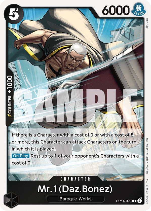 Mr.1(Daz.Bonez) OP14-090 One Piece card