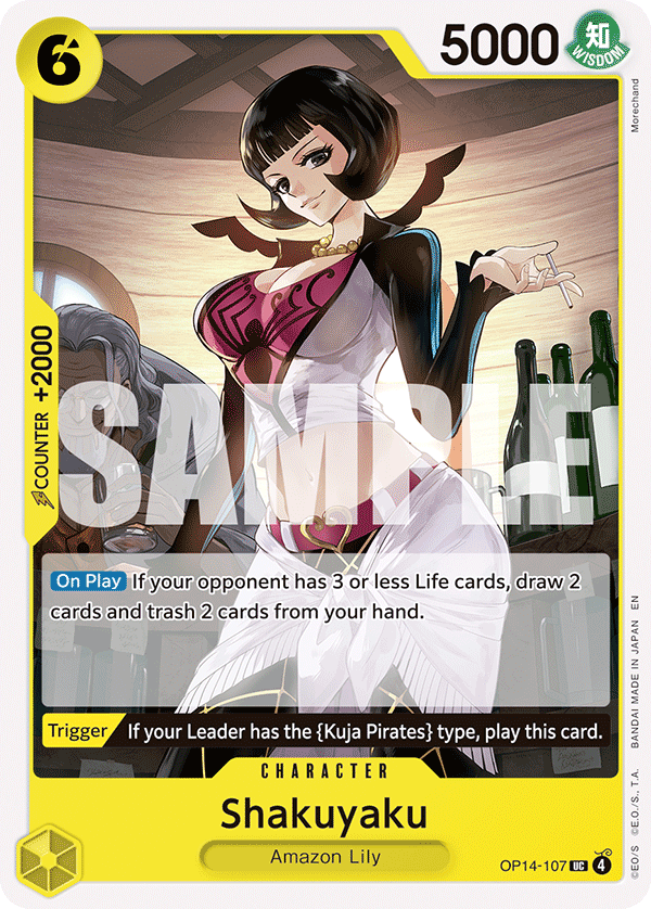 Shakuyaku OP14-107 One Piece card