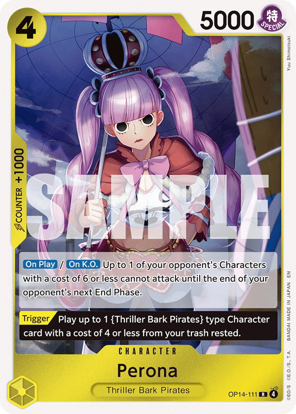 Perona - OP14-111 OP14-111 One Piece card