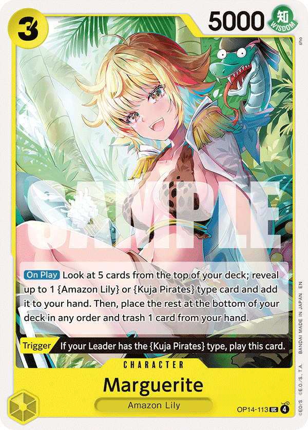 Marguerite OP14-113 One Piece card