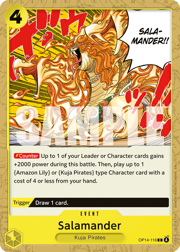 Salamander OP14-116 One Piece card
