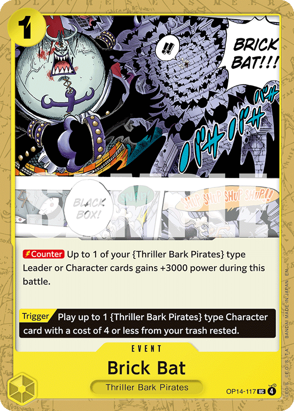 Brick Bat OP14-117 One Piece card