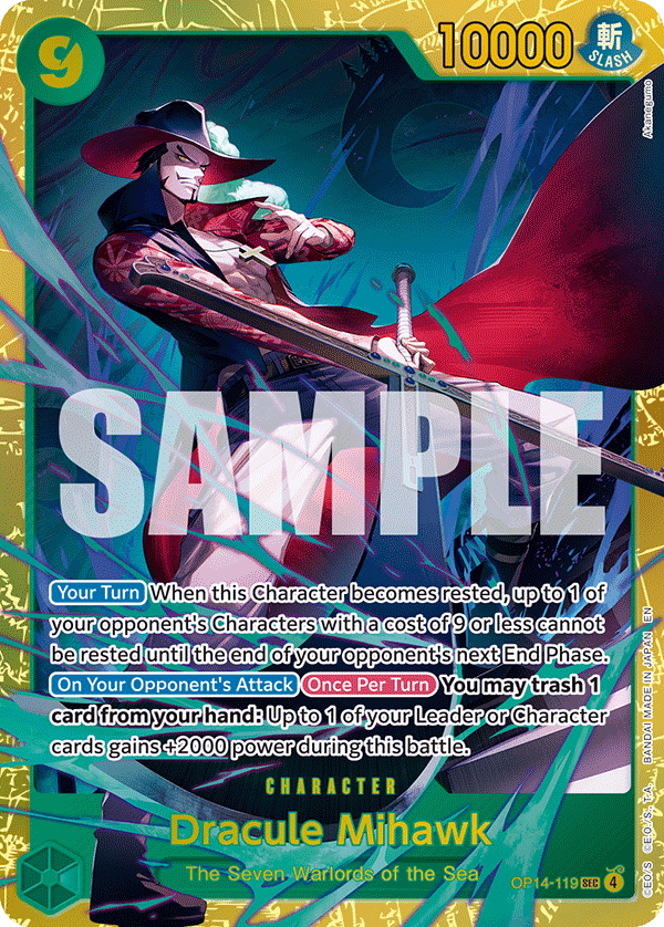 Dracule Mihawk - OP14-119 OP14-119 One Piece card