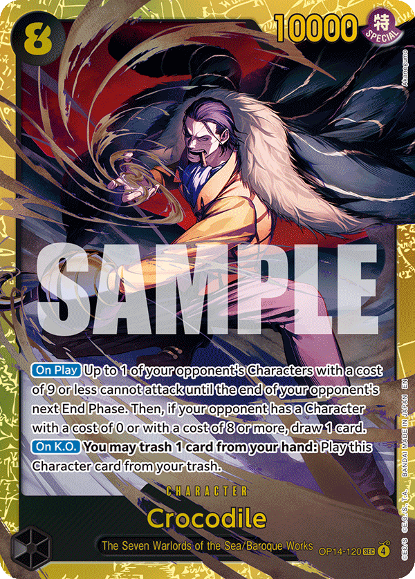 Crocodile - OP14-120 OP14-120 One Piece card