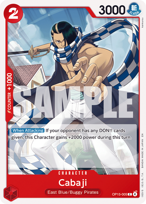 Cabaji OP15-005 One Piece card