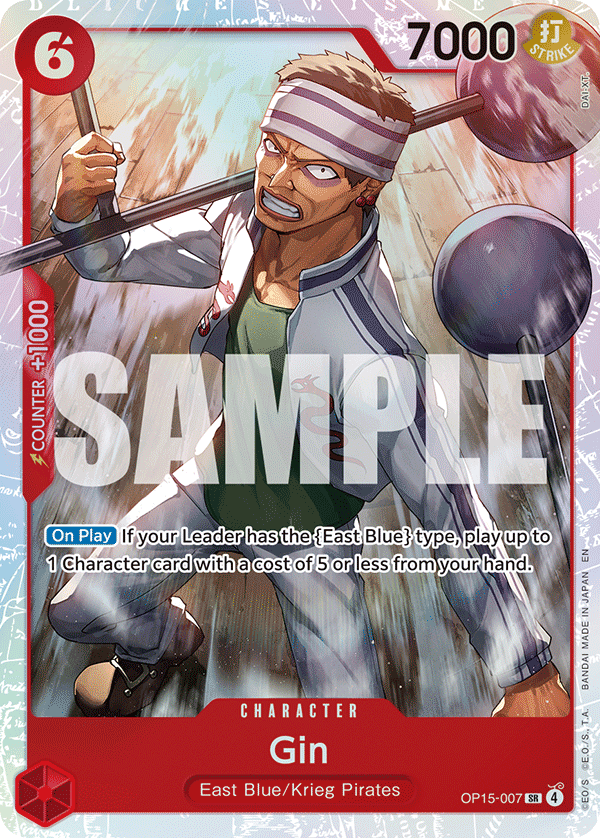 Gin OP15-007 One Piece card
