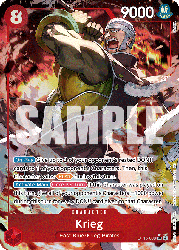Krieg (OP15-008) (Alternate Art) OP15-008 One Piece card