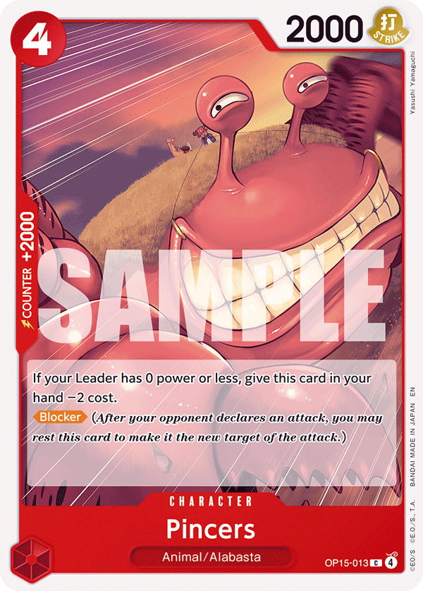 Pincers OP15-013 One Piece card