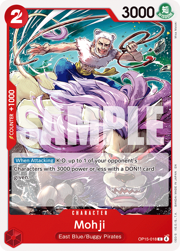 Mohji OP15-018 One Piece card