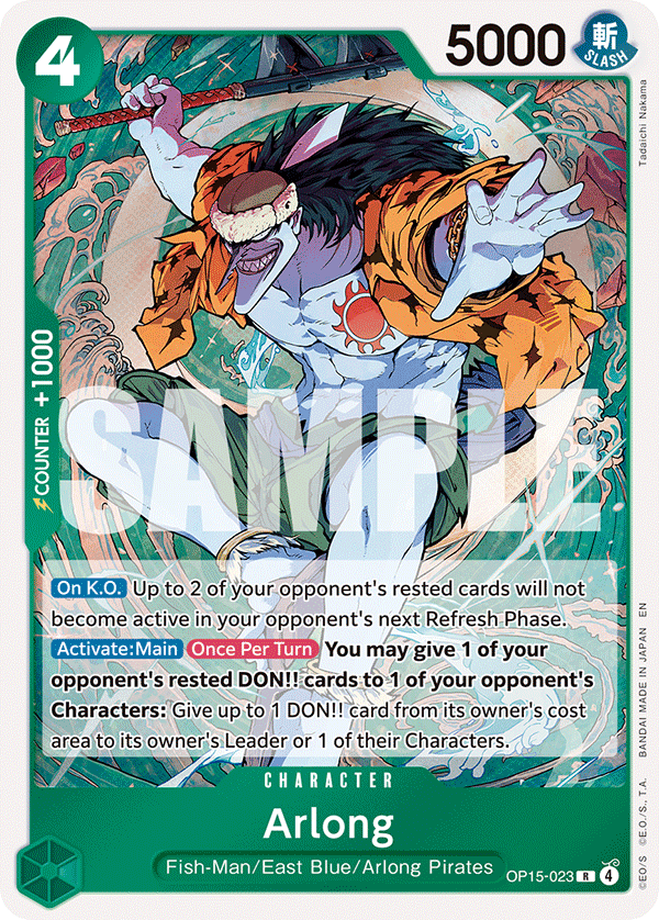 Arlong OP15-023 One Piece card